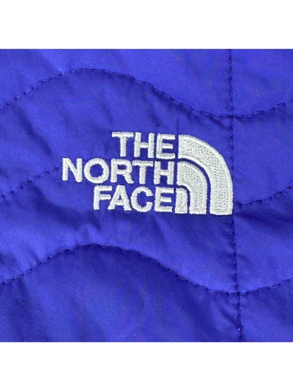 The North Face TNF Womens Quilted Jacket Purple XS Nylon Lightweight Full Zip - Picture 8 of 16